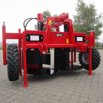 Coupe-fanes BÜFFEL avec accessoires: Corps de distribution en forme de coin